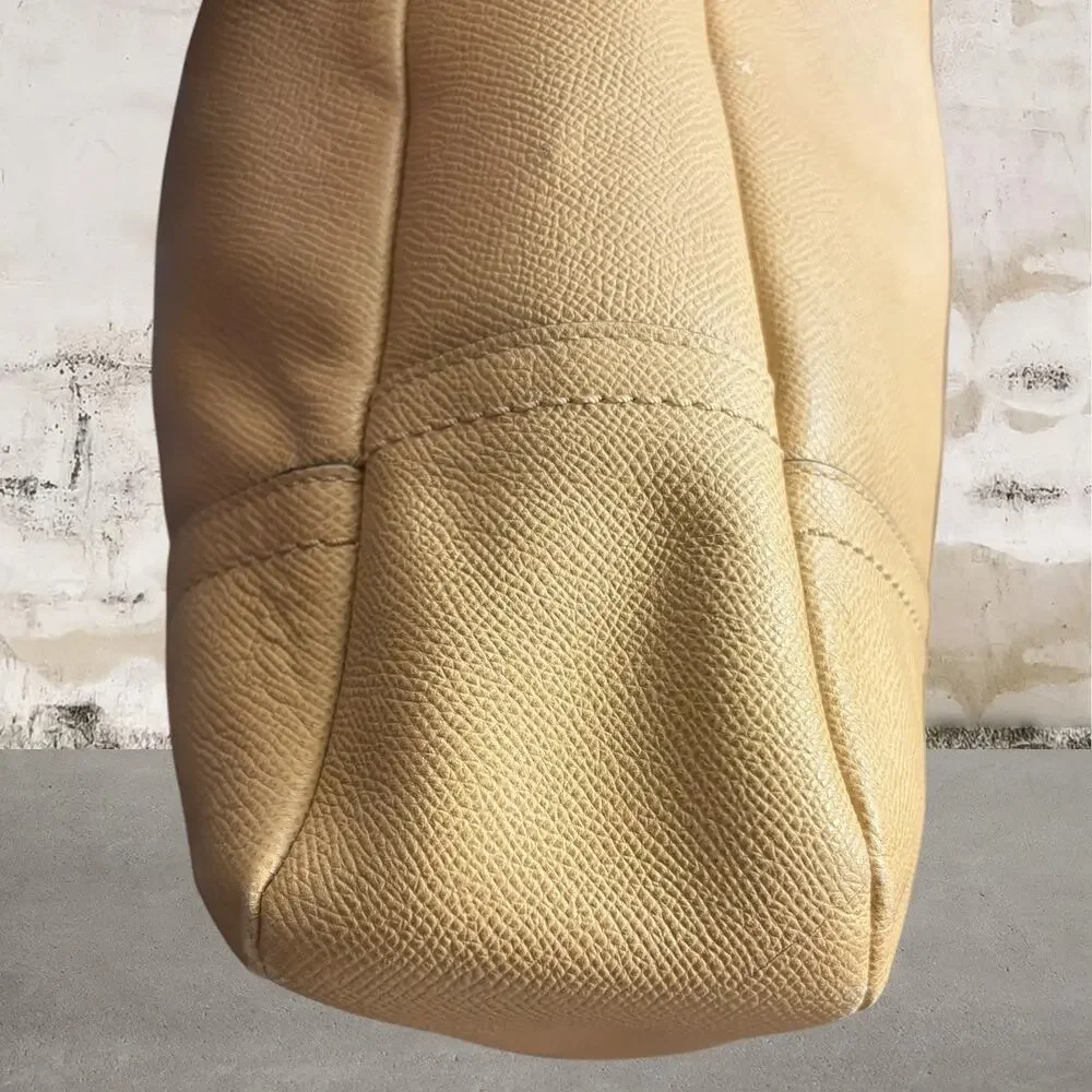 Coach Beige Shoulder Hobo Bag